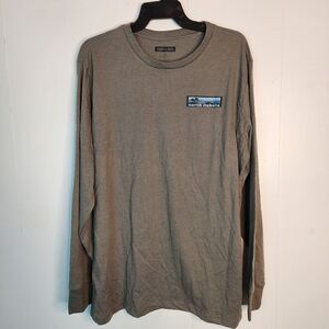 New‎ Mens State of Mine Tee North Dakota Long Sleeve Gray Large